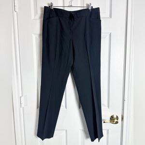 Lafayette New York 148 Irving Straight Leg Stretch Wool Pants